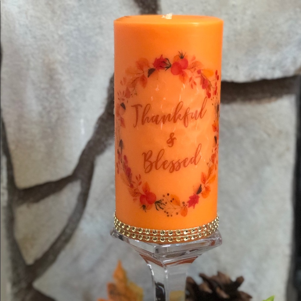 Fall Scented Personalized Candle